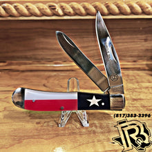 Load image into Gallery viewer, “ Ryan “ | TEXAS FLAG KNIFE DOUBLE BLADE OK314
