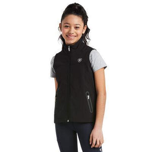 Youth new team SOFTSHELL vest black ARIAT | 10034305