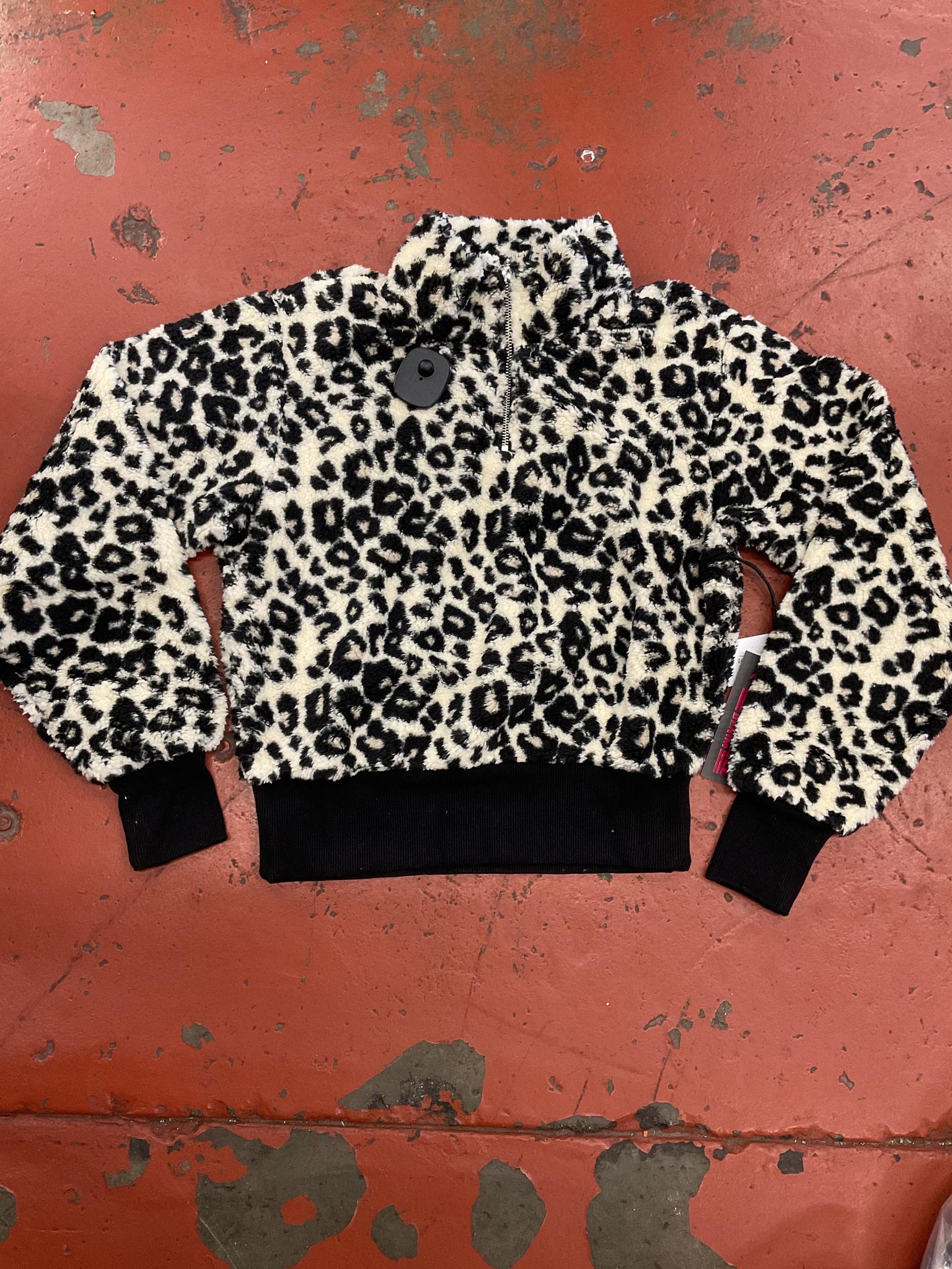 WOMENS PRINTED SHERPA PULLOVER BEIGE ROCK & ROLL | RRWT91R04J
