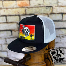 Load image into Gallery viewer, BR TEXAS SUNSET EDITION: BLACK/WHITE CAP