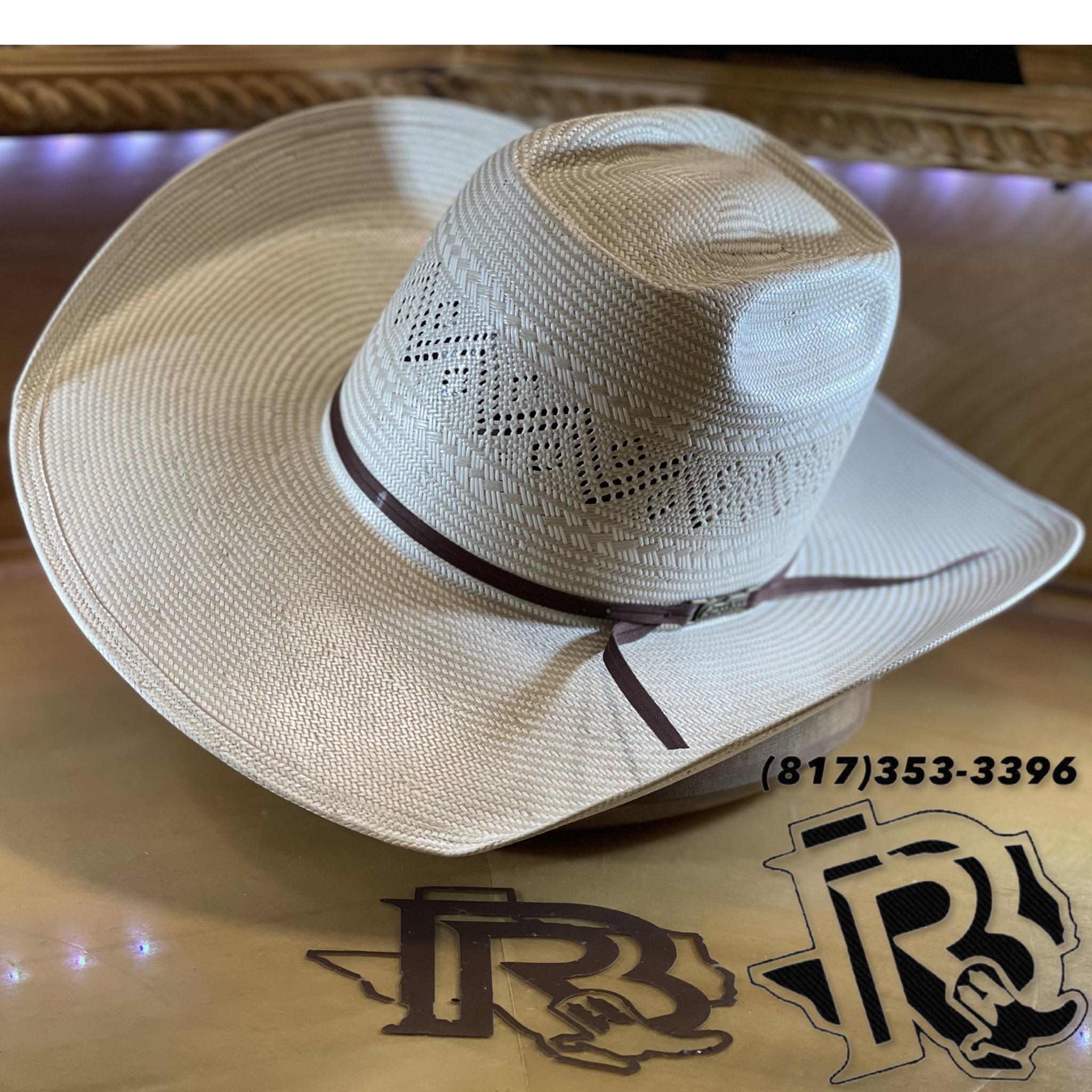 “ 6600 ” | AMERICAN HAT COWBOY  STRAW  HAT 4 1/4"