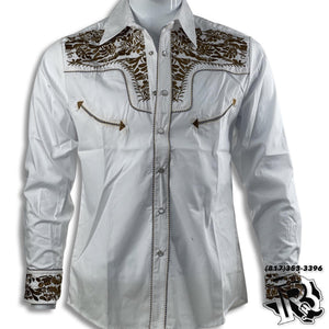 VINTAGE WESTERN SHIRTS | SNAP BUTTON White MEN WESTERN LONG SLEEVE SMALL VINTAGE WESTERN SHIRTS | SNAP BUTTON White MEN WESTERN LONG SLEEVE SMALL