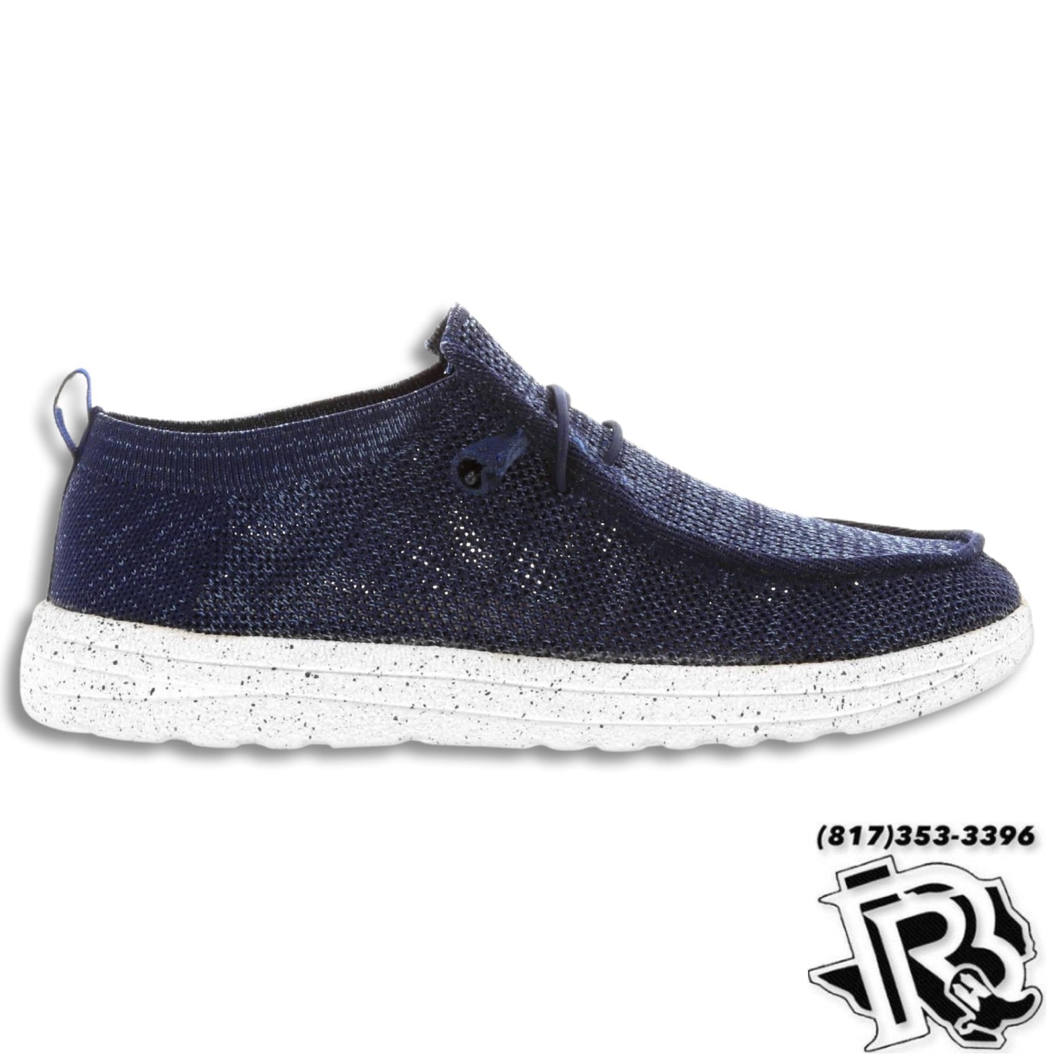 “ MICHAEL “ | NAVY MEN'S CASUAL CANVAS SHOE EM2034