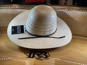 “ TRIPLE TIME “ | RODEO KING STRAW HAT 4 1/4 inch brim