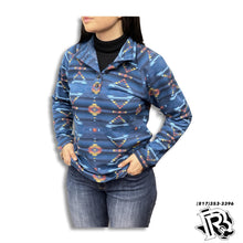 Load image into Gallery viewer, “ Alayah “ | WOMEN ARIAT SWEATER MULTI COLOR BLUE 10041810