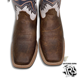 Men Boots | Square Toe Western Boots Brown Leather 10040428 Ariat boot