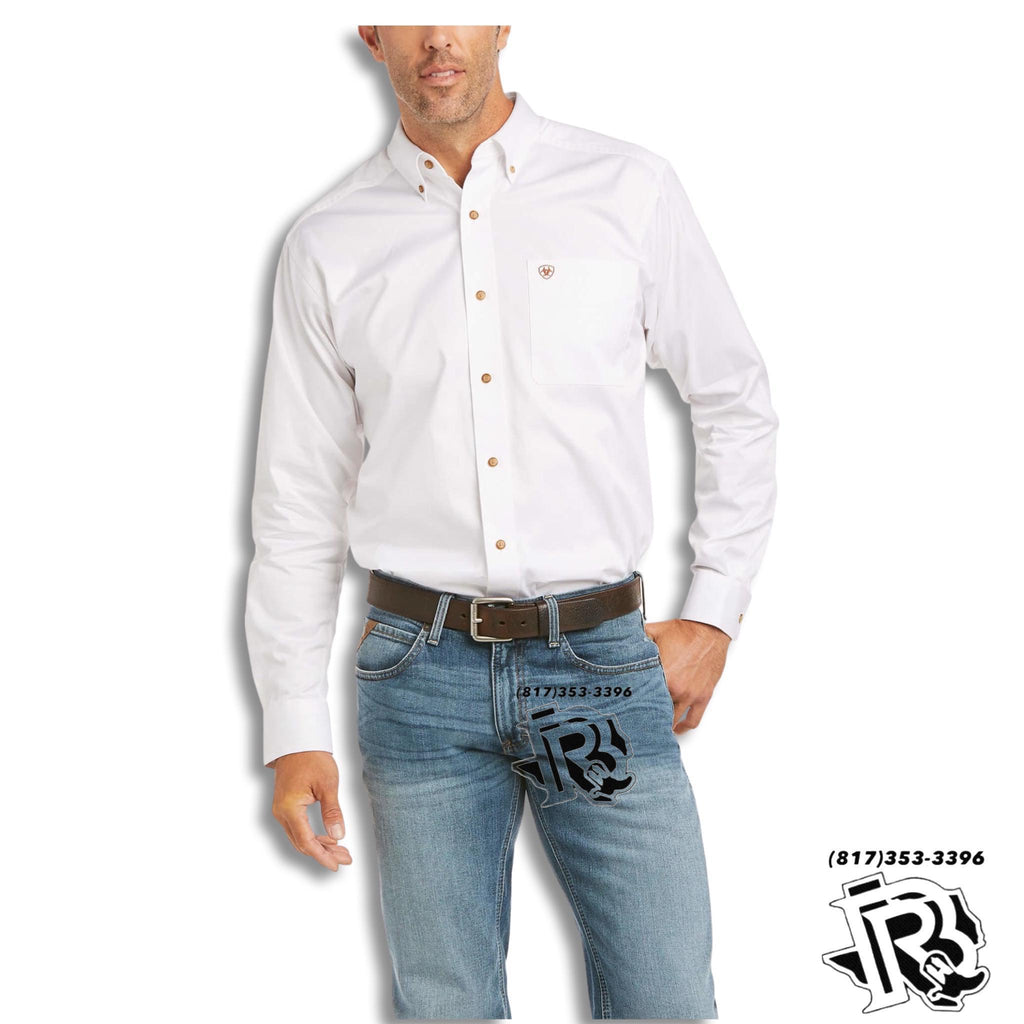 “ Jason “ | MEN ARIAT SOLID WHITE ARIAT SHIRT BUTTON UP 10034230