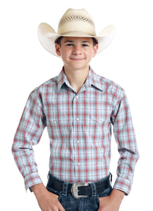 BOY'S ROUGH STOCK SNAP FRONT SHIRT R2S9403