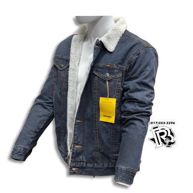 “ Easton “  | WRANGLER GRIZZLY DENIM JACKET VINTAGE MEN JACKET 74256RT