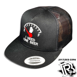 “ Beer Needed “ | BR CAP TRUCKER CAP BLACK
