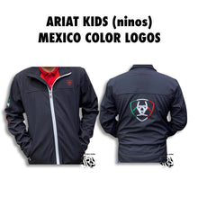 Load image into Gallery viewer, “ Arlo “ |  ARIAT KIDS (ninos) MEXICO COLOR LOGOS JACKET 10039015