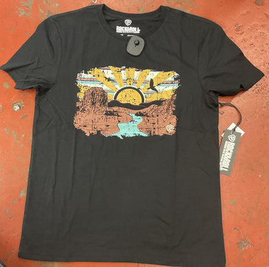 ROCK & ROLL GRAPHIC TEE BLACK | RRUT21R063