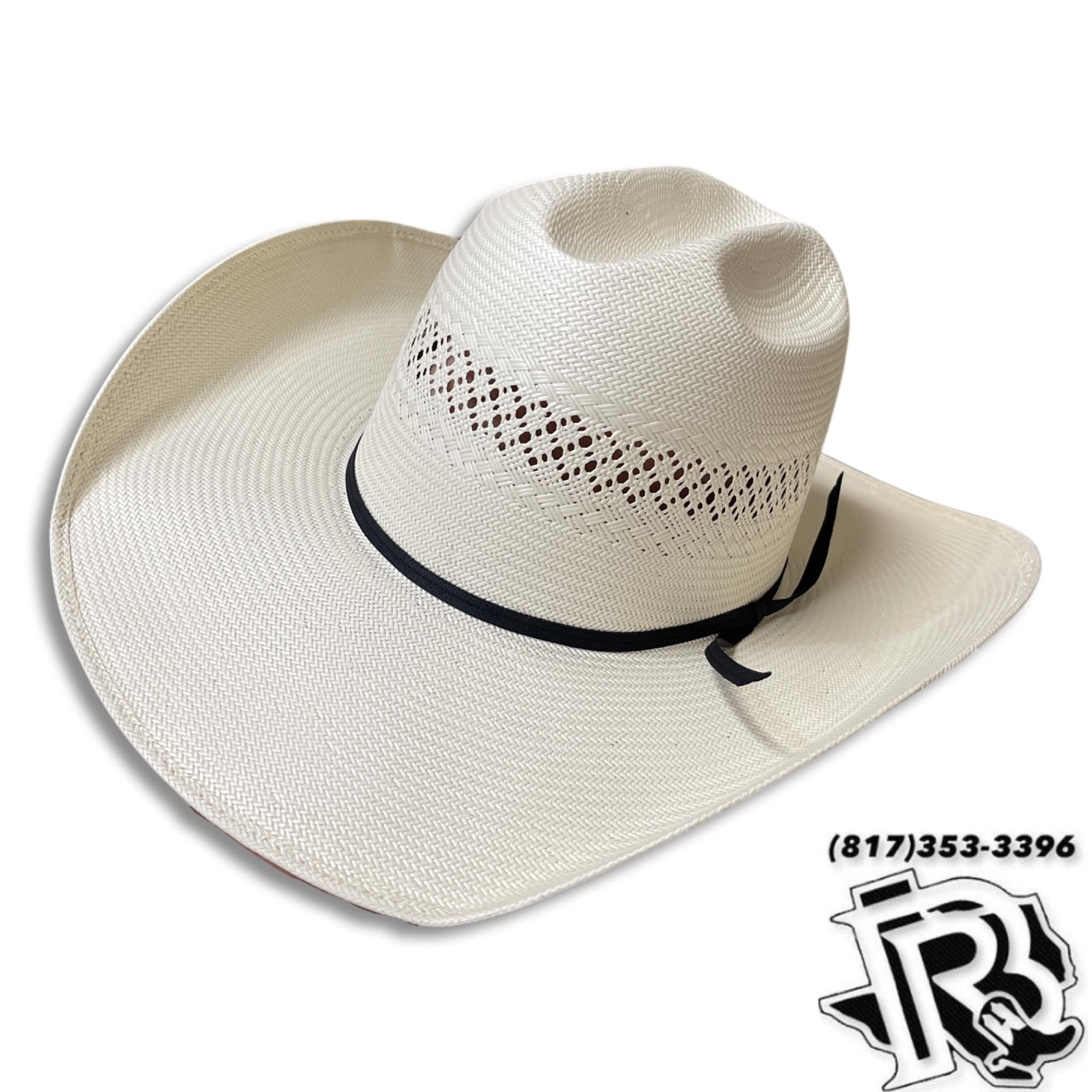 “ AZEL “ | MEN WESTERN COWBOY STRAW HAT 4 1/4 INCH BRIM