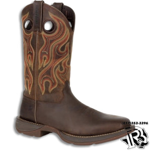 DURANGO NO STEEL TOE | Rebel Dark Chestnut Western Boot DDB0317