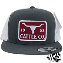 Load image into Gallery viewer, Whiskey Bent Hat Co : Obannon Grey Cap Snapback