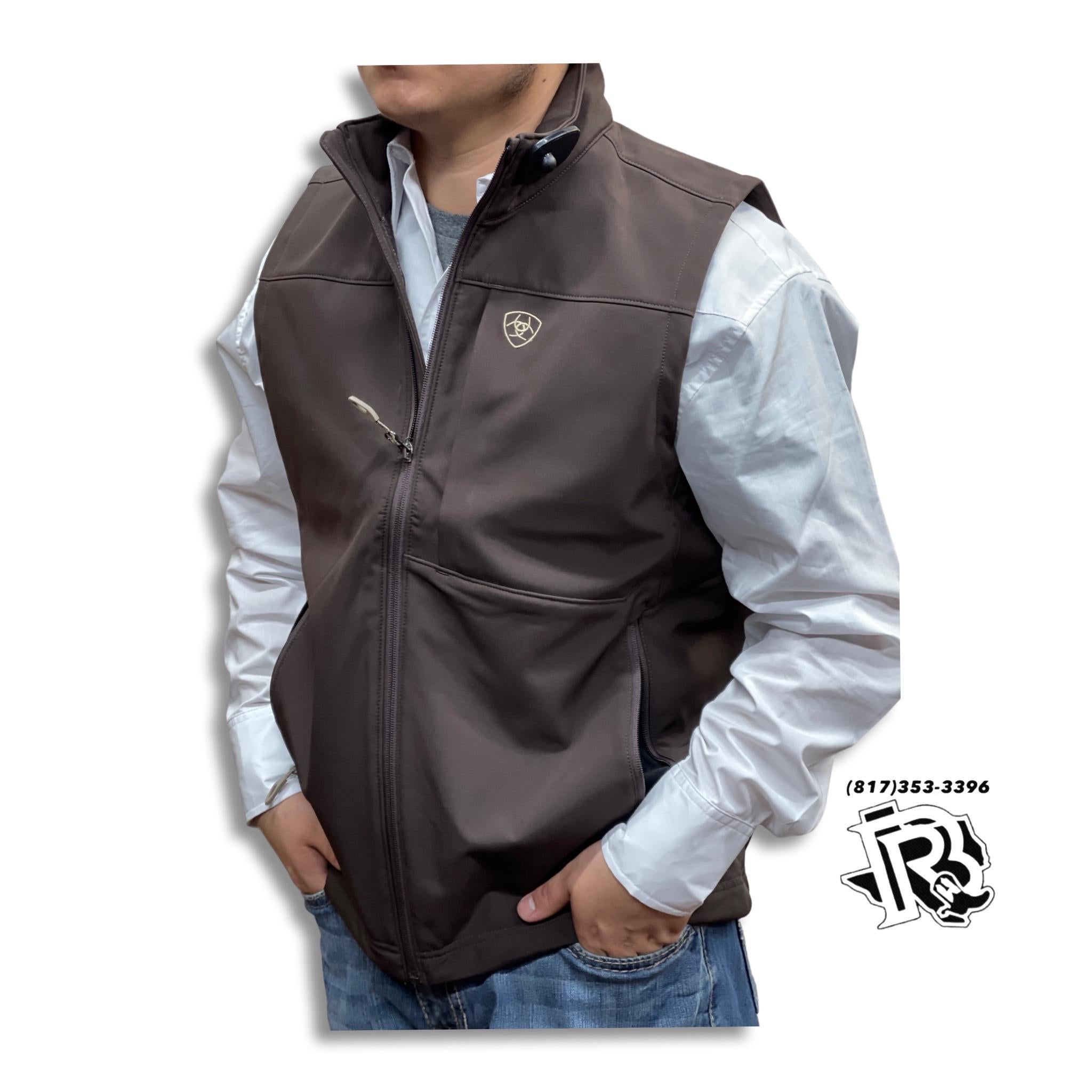 “ Ryan “ | ARIAT VEST BROWN WITH LIGHT BROWN LETTERS 10023336