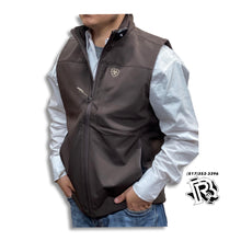 Load image into Gallery viewer, “ Ryan “ | ARIAT VEST BROWN WITH LIGHT BROWN LETTERS 10023336