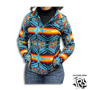 Giuliana “ WOMEN WESTERN SWEATER AZTEC MULTI COLOR PRWO91RZXV
