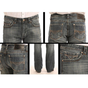 Rock&Roll Denim Men's Pistol Straight Leg Jeans M1P9263