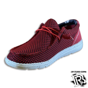 “ Francisco “ | MEN SHOES RED WITH WHITE SOLES