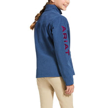 Load image into Gallery viewer, ARIAT | KIDS New Team Softshell Jacket BLUE