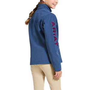 ARIAT | KIDS New Team Softshell Jacket BLUE