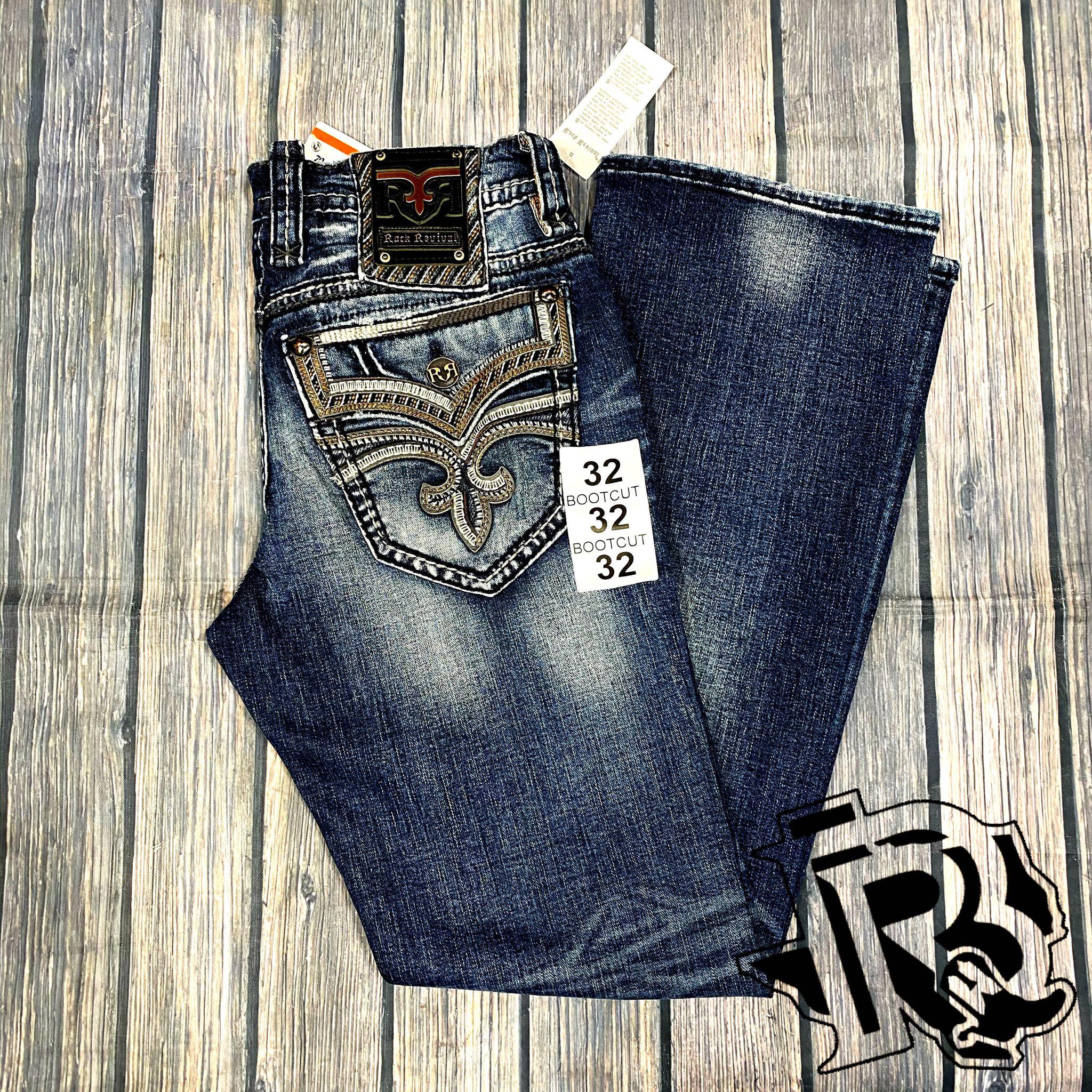 ROCK REVIVAL BOOT CUT 