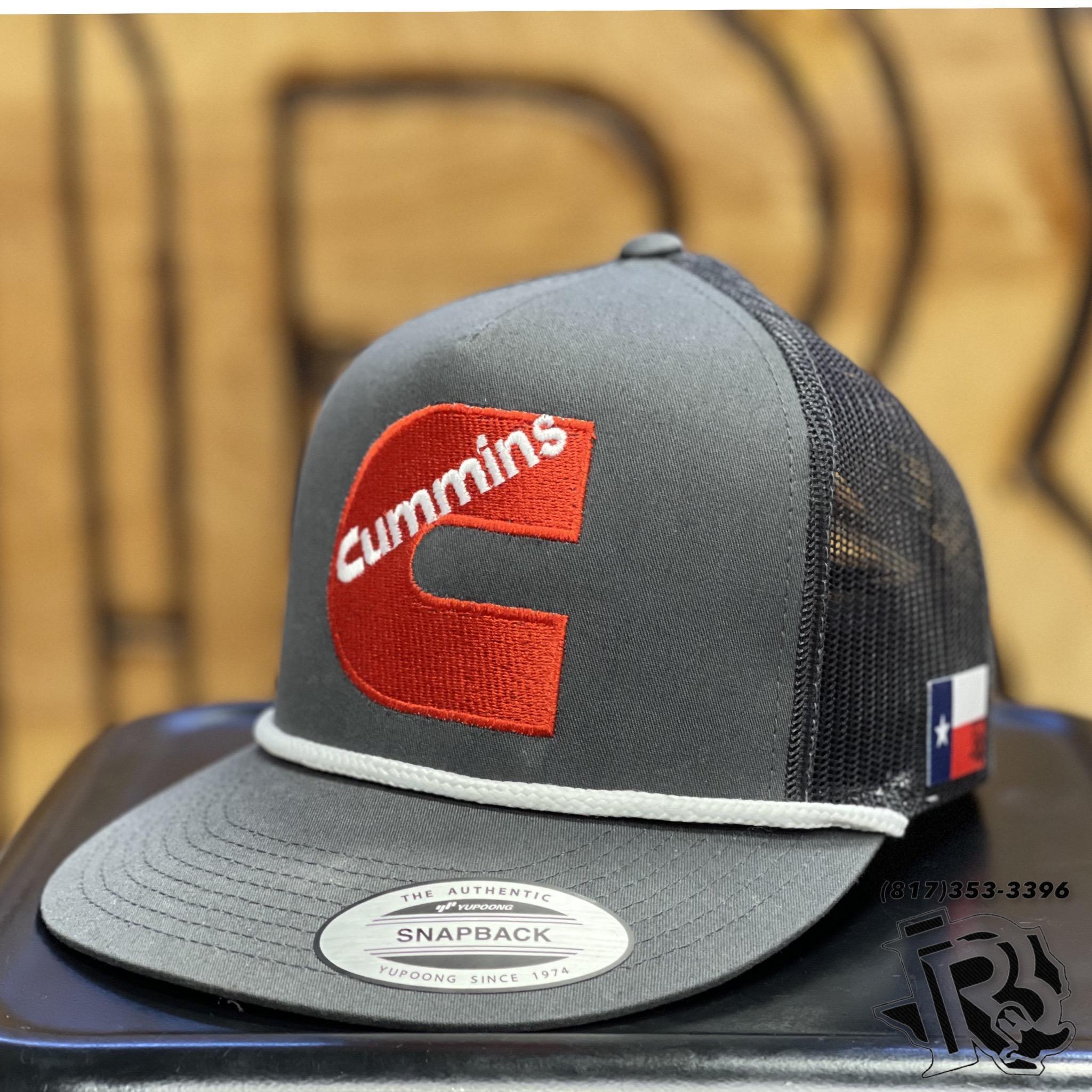 “ CUMMINS “ | TRUCKER CAP WITH ROPE CHARCOAL/CHARCOAL