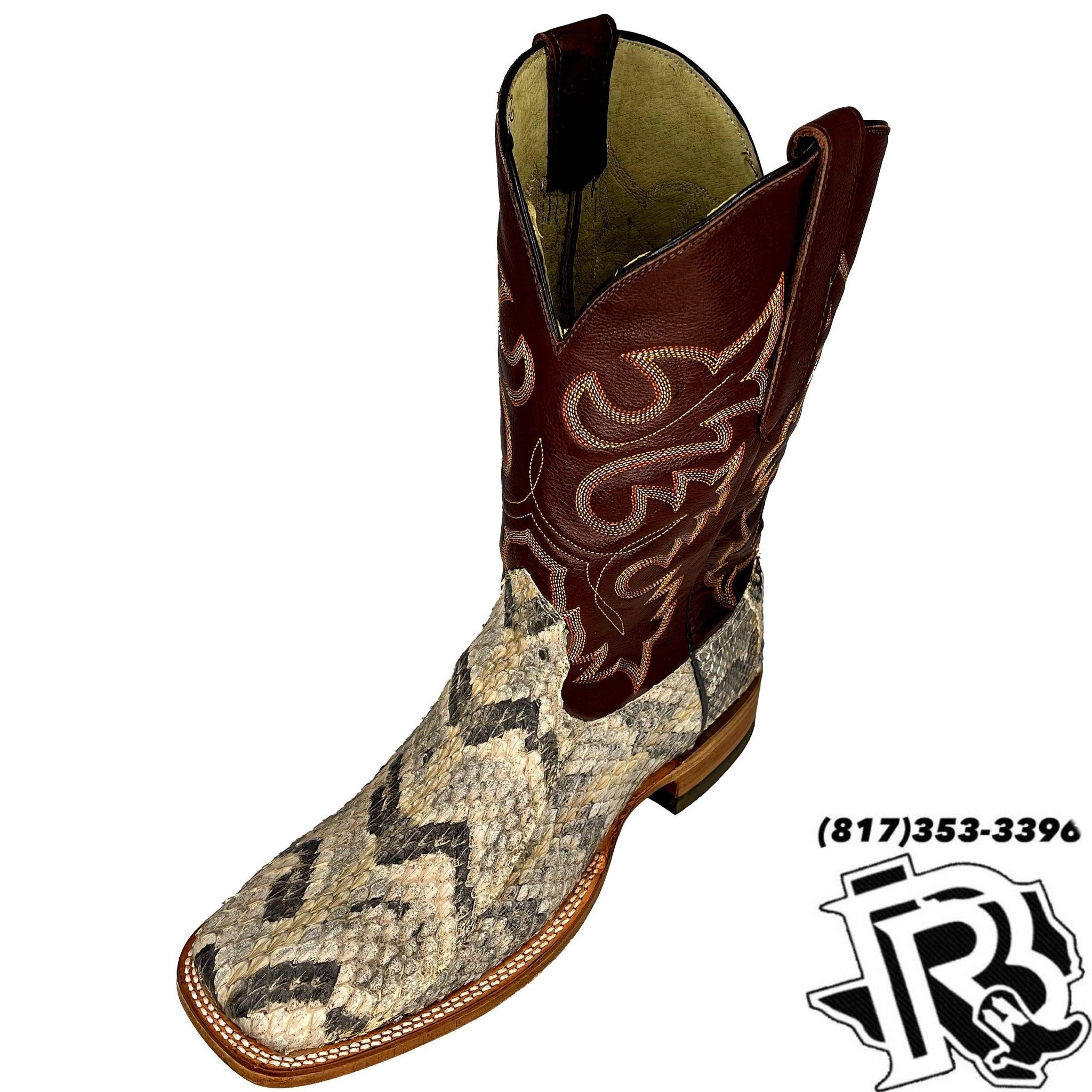 Rattlesnake square deals toe boots