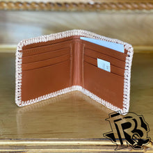 Load image into Gallery viewer, RANGER BELT COMPANY BI FOLD TOOLED LEATHER BUCKSITICH H-65B