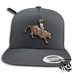 “ CHARROS DE CORAZON “ | JINETE EDITION CHARCOAL / CHARCOAL  CAP