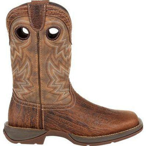 DURANGO NO STEEL | LIGHT BROWN MEN WESTERN WORK BOOTS Ddb0271