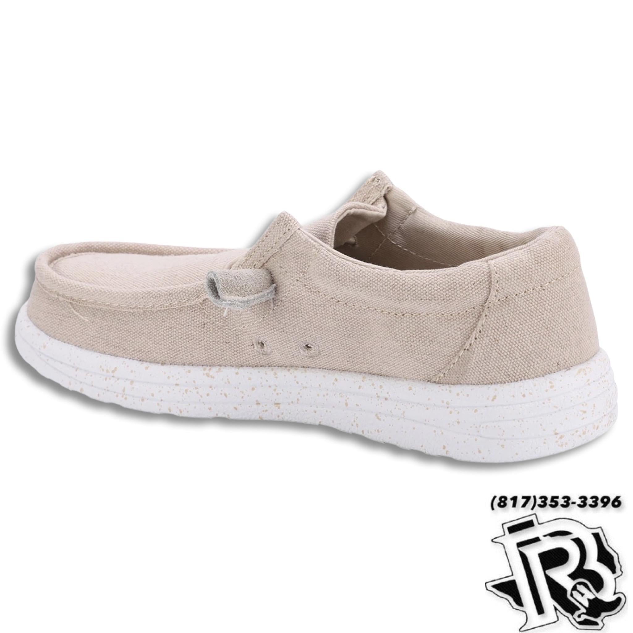 “ PAULA “ | WOMEN BEIGE CASUAL CANVAS SHOE