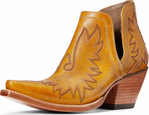 ARIAT Womens Dixon mustard ankle boot