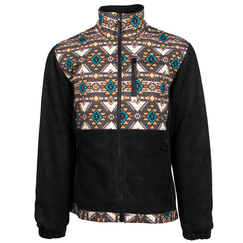 Hooey kids jacket brown ‘tan Aztec pattern