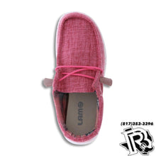 Load image into Gallery viewer, “ PAULA “ | WOMEN CASUAL CANVAS SHOE PINK