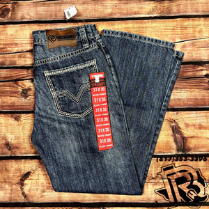 ROCK & ROLL DENIM | DOUBLE BARREL BOOTCUT MEN JEANS 19’’