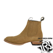 Load image into Gallery viewer, ROUGH OUT BOOTS | PALOMINO COLOR