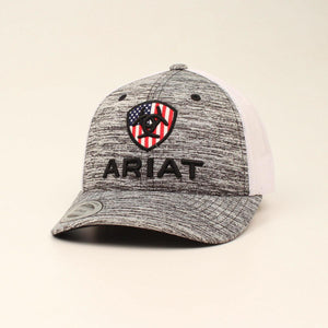 ARIAT YOUTH SB HEATHER USA GRAY A300008706