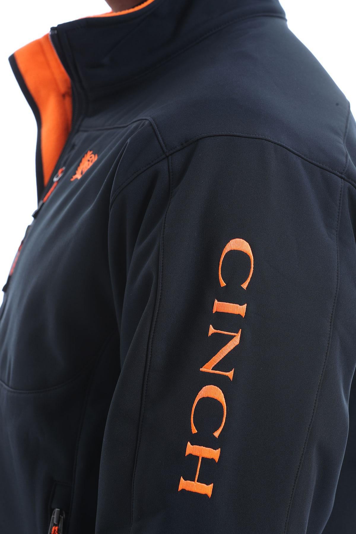 CINCH | MENS SOLID JACKET BLACK / ORANGE