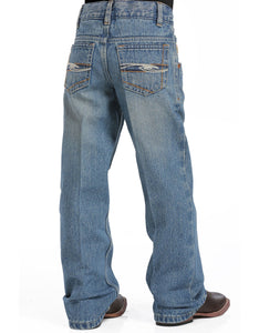 Cinch Boy's Tanner Jeans (Sizes 4-18) - Medium Stonewash MB16982001/MB16942001