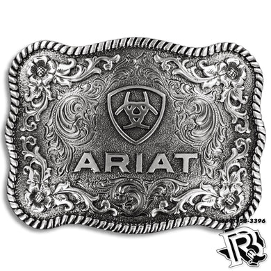 ARIAT: ANTIQUE SILVER RECTANGLE BUCKLE A37006