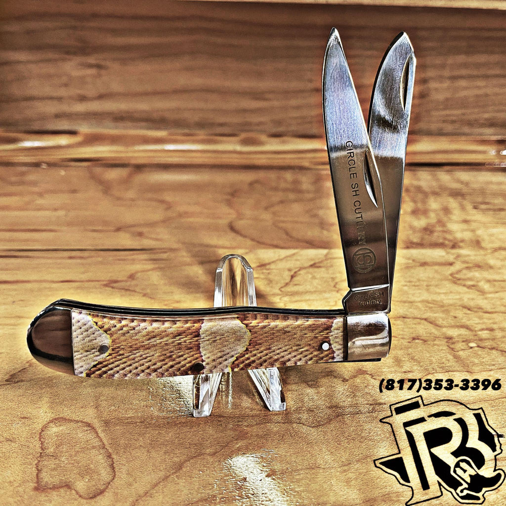 CIRCLE SH KNIFES | 2 BLADE POCKET KNIFE SNAKE