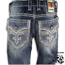 Load image into Gallery viewer, SLIM STRAIGHT | ROCK REVIVAL STONE WASH JEANS HARMON
