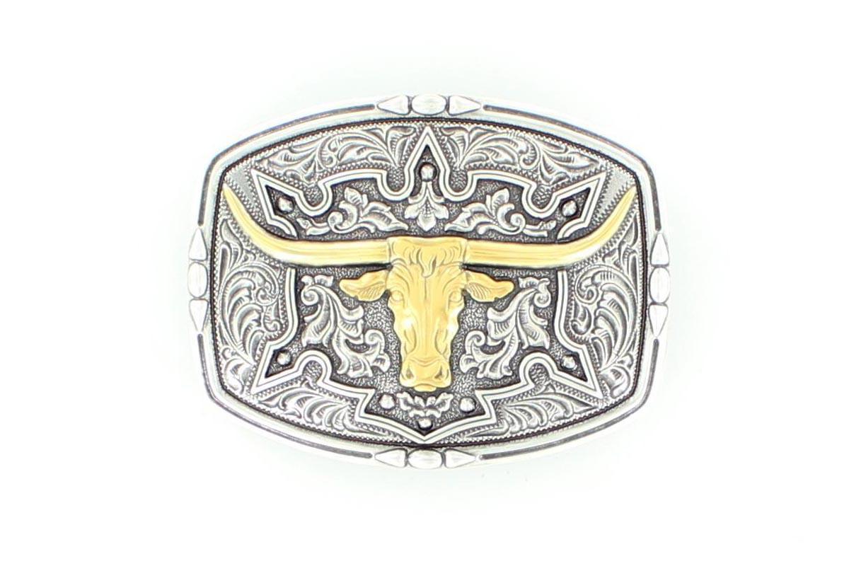 NOCONA MENS LONGHORN BUCKLE 37688
