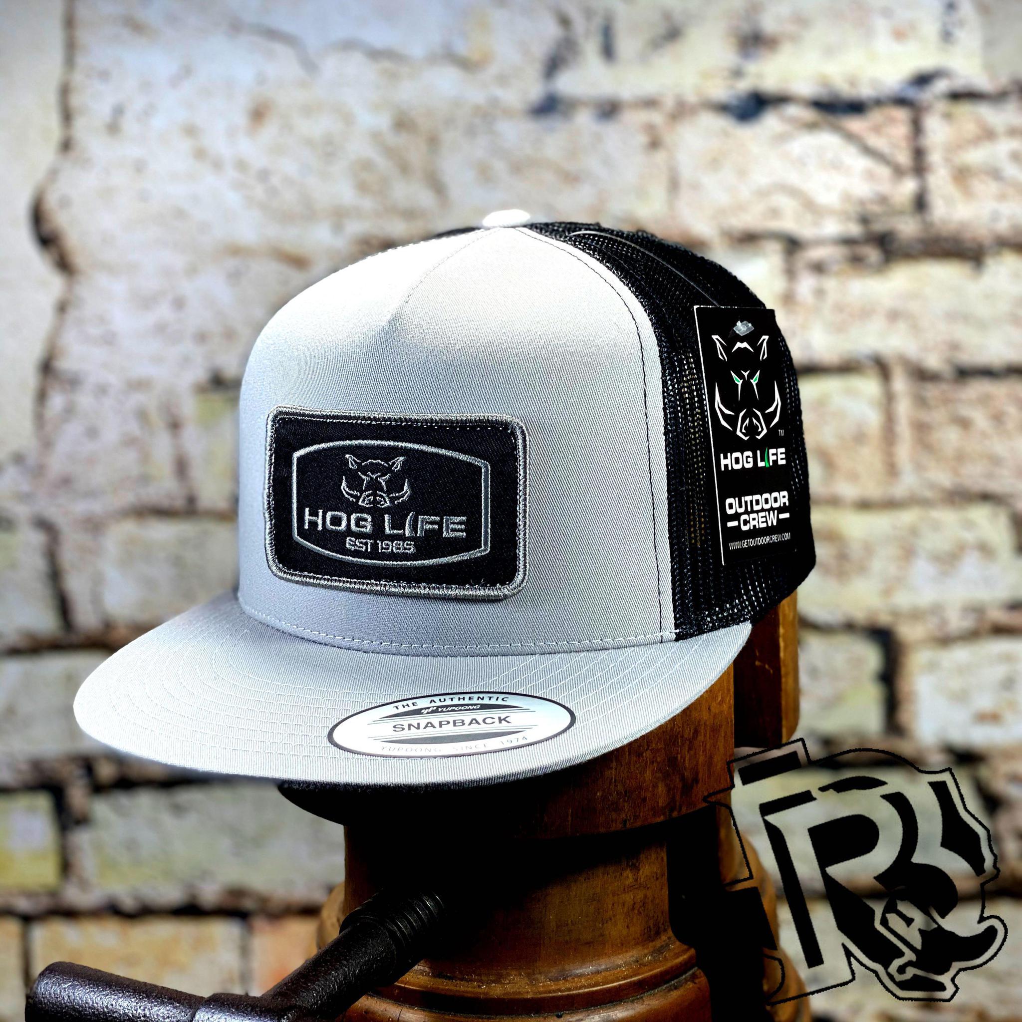 HOG LIFE BULLET GREY/BLACK CAP