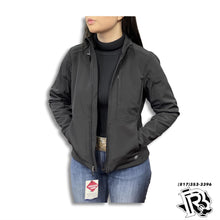 Load image into Gallery viewer, “ Amira “ | WOMENS ARIAT JACKET BLACK SOFT SHELL 10033006