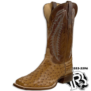 ORIGNAL OSTRICH FELIX | TONY LAMA MEN SQUARE TOE WESTERN BOOT