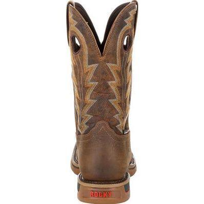 WORK BOOT (NO COMPOSITE TOE) | ROCKY LONG RANGE 11" WATERPROOF WESTERN BOOT