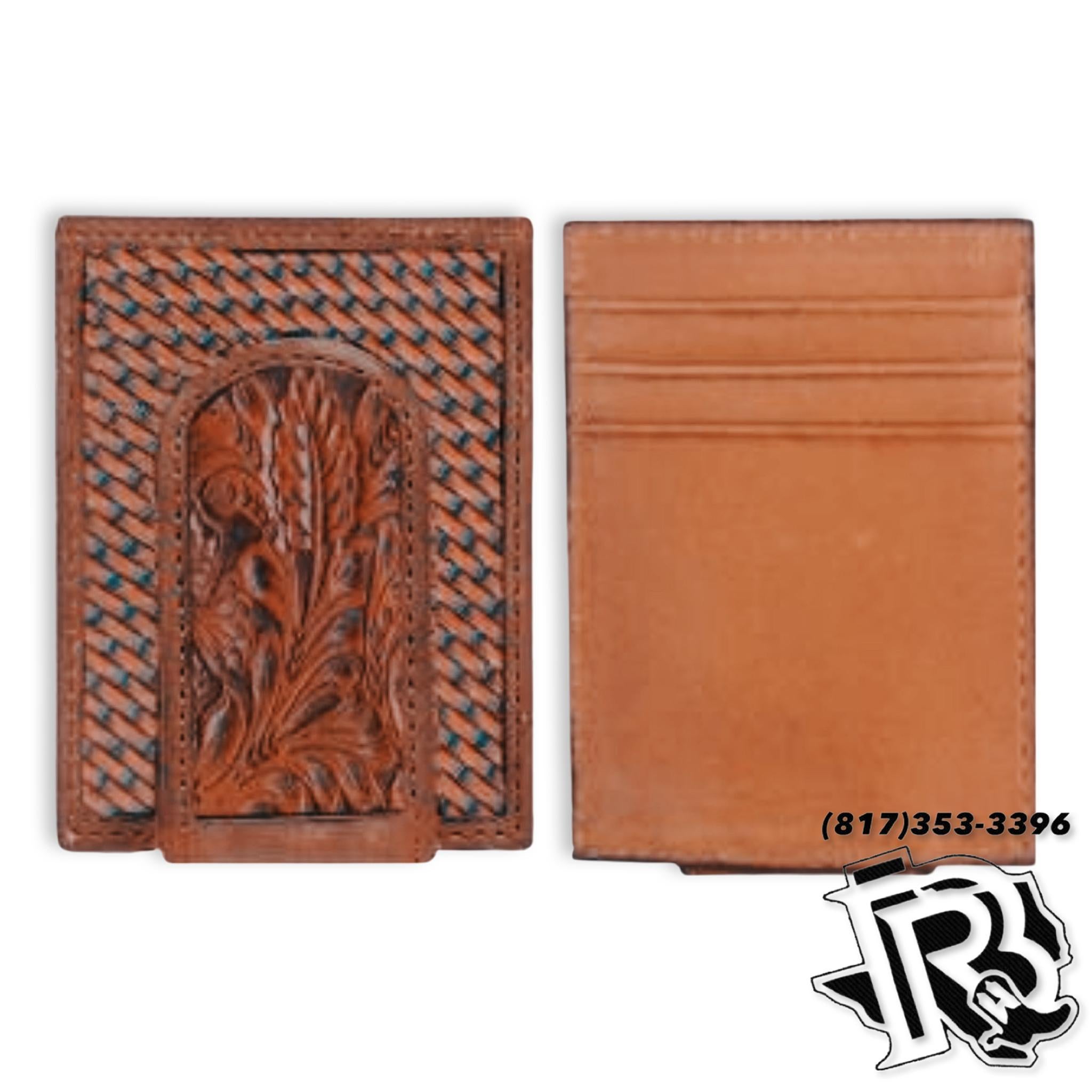 MONEY CLIP MAGNETIC WALLET | FRONT POCKET 3 SLOTS , OPEN SIDE